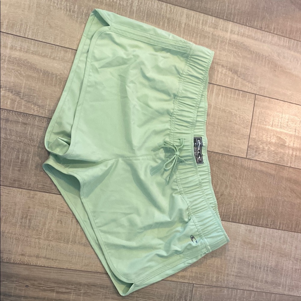 O'Neill Green Athletic Shorts Relaxed Fit